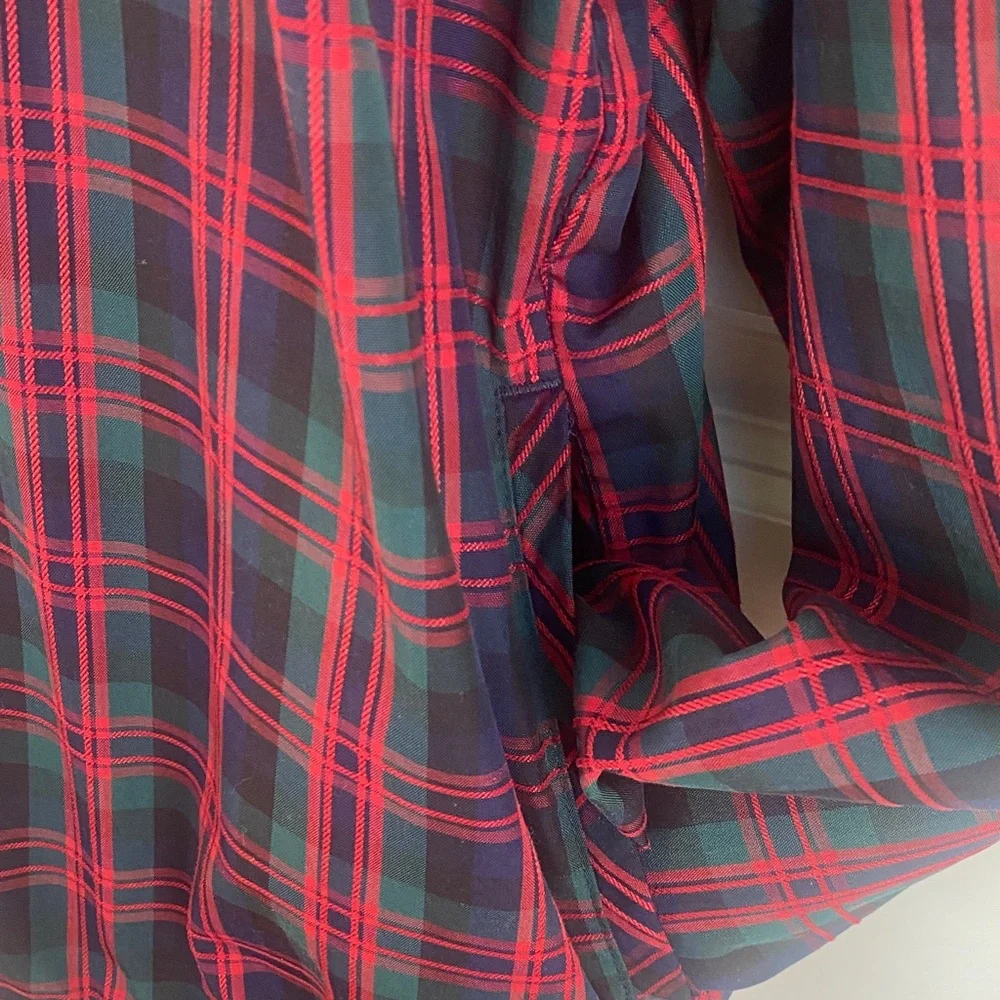 Liz Golf Plaid Half-Zip Women's Jacket - Picture 6 of 12